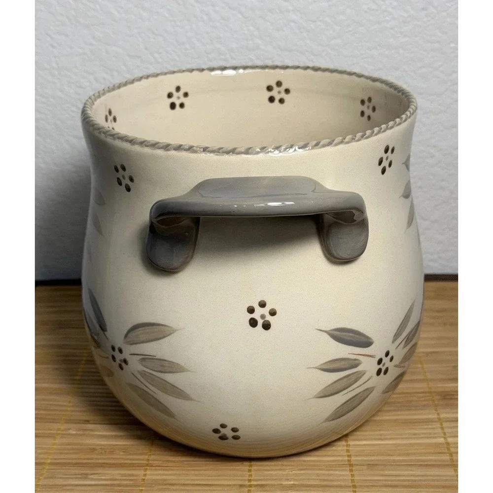 Temp-Tations by Tara Old World Hand Painted/Hand Crafted 4 Quart Pot Oven Safe